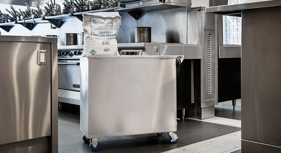Heated Stainless Steel Soak Tank 230L Capacity For Kitchen Hood Filter