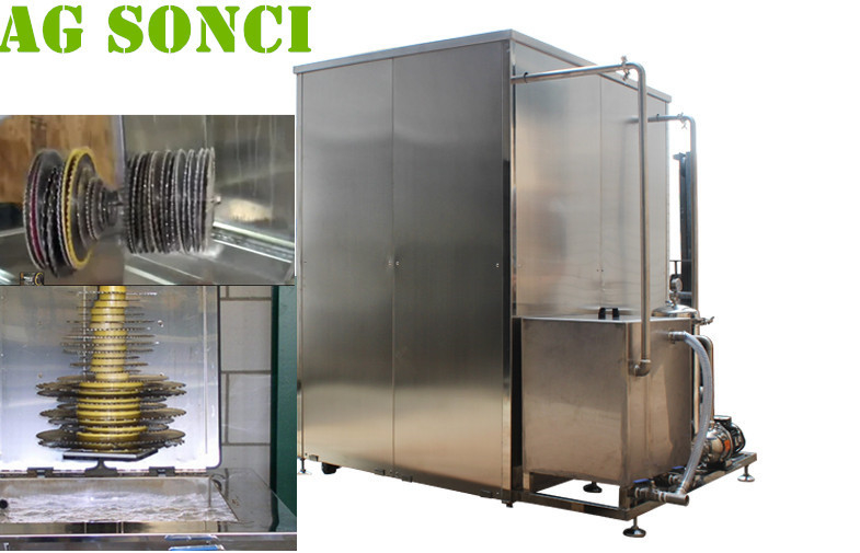 Large Saw Blade Industrial Ultrasonic Cleaning Machine 540L For Continuous Operation