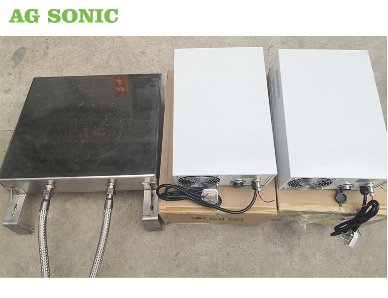 Botton / Side Mounted Submersible Ultrasonic Transducer Remove Oil Pipe Cleaning